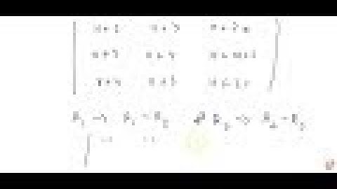 If a, b, c, are in A.P, then the determinant `|x+2x+3x+2a x+3x+4x+2b x+4x+5x+2c|` is (A) 0 (B) 1...