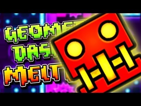 Geometry dash Meltdown, прохождение всех уровней.