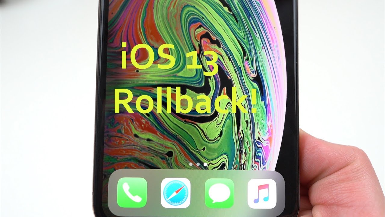 Downgrade iPhone From iOS 13 to iOS 12-Easiest Method!