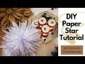 DIY Swedish Christmas Star- Handmade Nordic Christmas Star tutorial -DIY folded Christmas paper star