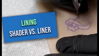 Tattoo Lining with a ROUND SHADER vs ROUND LINER?