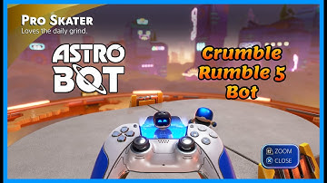 Astro Bot: Feather Cluster,  Crumble Rumble 5 Bot location