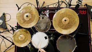 Byzance Dual Complete Cymbal Set by Meinl Cymbals BDU-CS2 - just drums
