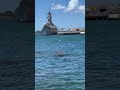 USS Missouri from USS Arizona Memorial @PearlHarborNationalMemorial