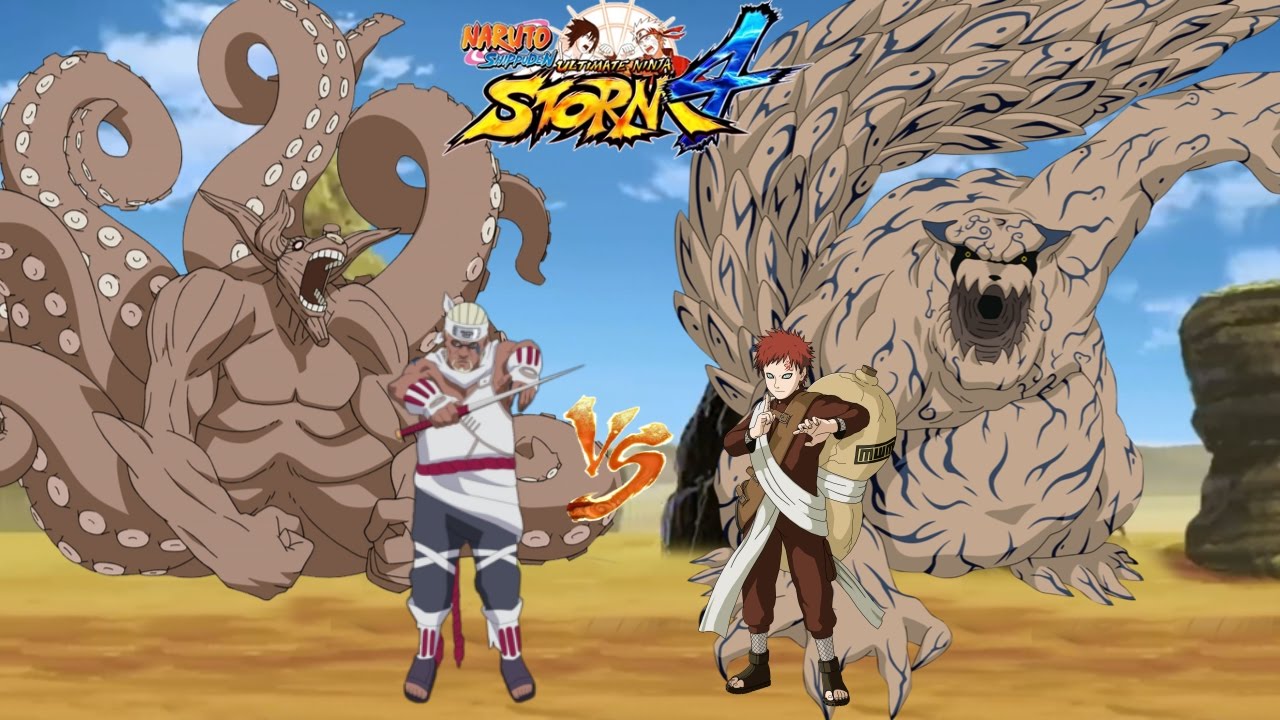 8 Killer Bee Vs Gaara Naruto Shippuden Ultimate Ninja Storm 4, Eight Tails ...