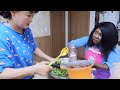 Making Kimchi AWKWARDLY with My Korean Mother-in-law