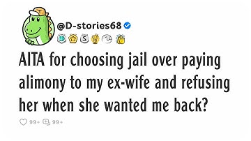 AITA for choosing jail over paying alimony to my ex-wife and refusing her when she wanted me back?