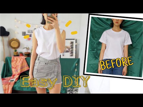 HOW TO: DIY CROP T-SHIRTS