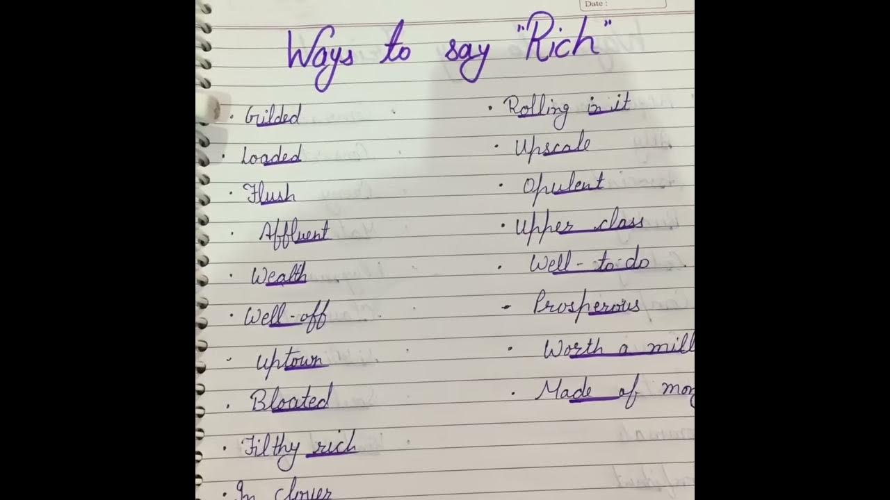 Other Ways To Say Rich In English YouTube other-ways-to-say-rich-in-english-youtube