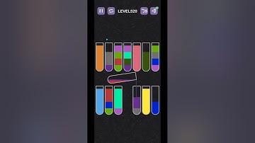 Water sort puzzle - Level 520 #watersortpuzzle #puzzle #game #sortpuzzle #color