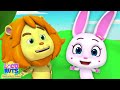 Il Leone e Il Coniglio Video Animato per I Bambini Dell&#39;Asilo e Più Canzoni