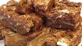 Betty's Rocky Road Fudge Bars Betty's Rocky Road Fudge Bars