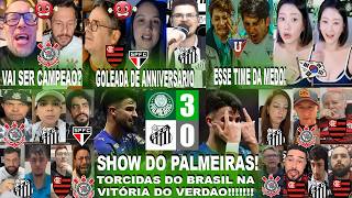 BRAZIL'S FANBASES REACT TO PALMEIRAS 3X0 SANTOS WITH A FLACO LÓPEZ MASTERCLASS IN THE COPA DO BRASIL