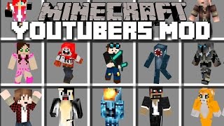 Minecraft YOUTUBERS MOD / YOUTUBERS CRASH THE SIMPSONS MOVIE SET!! Minecraft screenshot 4