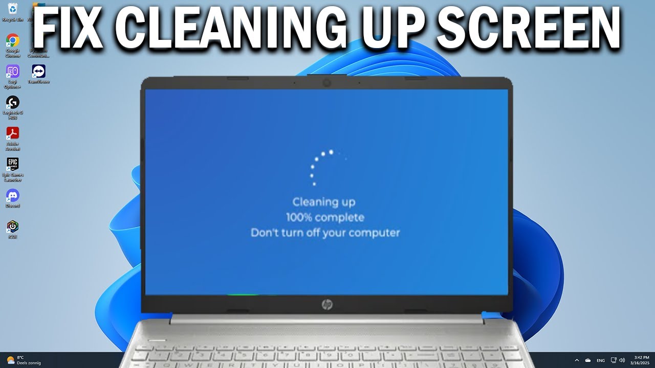 How To Fix Windows computer stuck on Cleaning up screen - Easy Fix ...