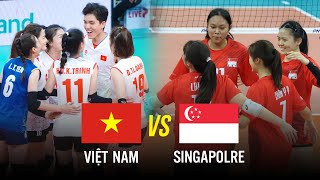 🔴Full HD | VIỆT NAM vs SINGAPORE | Đối thủ hoàng sợ trước sức mạnh khủng khiếp của các cô gái VN by Trực Tiếp Bóng Chuyền 55,088 views 13 days ago 1 hour, 6 minutes