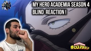 FIRST TIME SEEING MY HERO ACADEMIA SEASON 4 TRAILER SUB | REACTION ? |