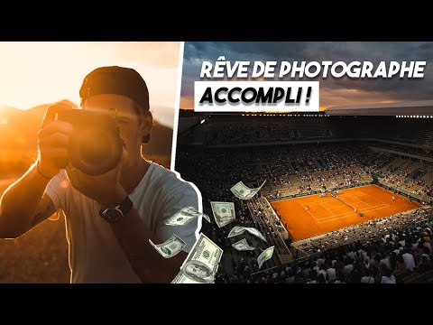 ÊTRE PHOTOGRAPHE À Roland Garros !! Storytime
