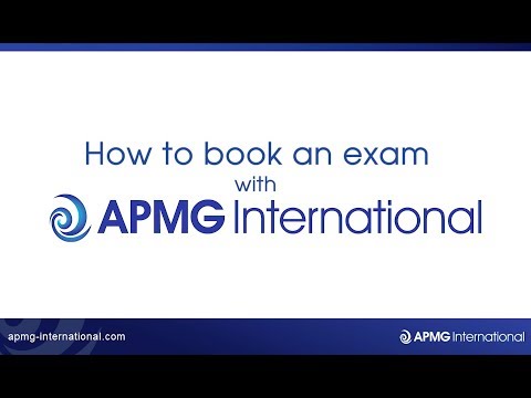 Booking an Online Exam with APMG International - 2019