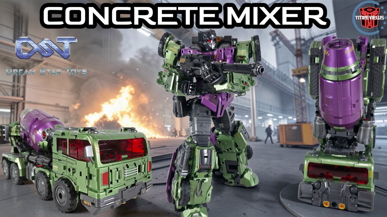 Dream Star Toys DST02-005 Concrete Mixer Warrior - YouTube
