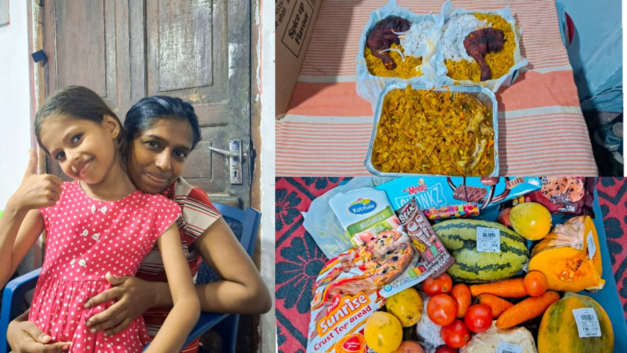 අද දවල්ට පොලුයි බතුයි කෑවා..ජිවිතේට එන ප්‍රශ්න සතුටින් භාරගමු ❤ Day in my life | Mom Life