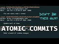 What Makes a Commit? Understanding Atomic Commits