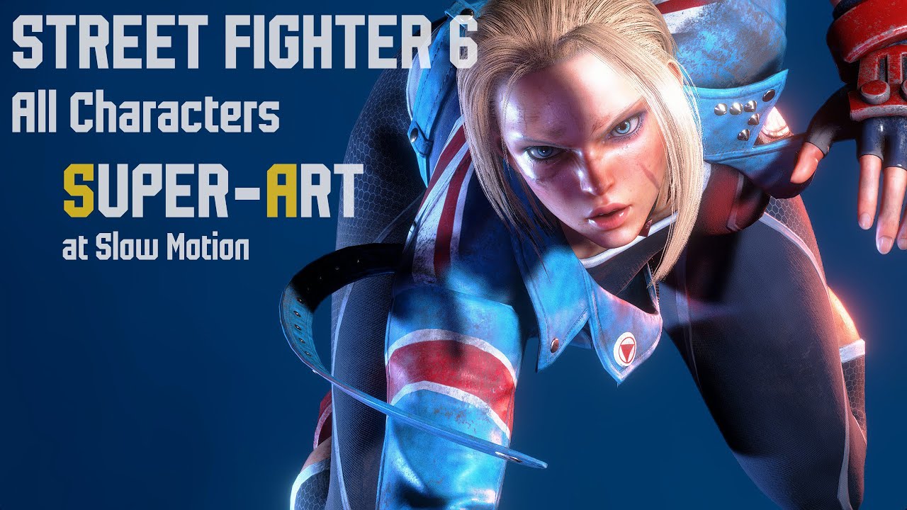 Street Fighter 6 Super-Art Compilation in Slow-Motion