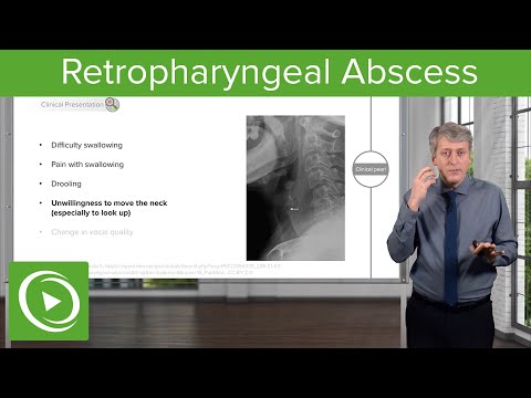 Video: Retrofaryngeal Abscess - Symptomer, Behandling, Former, Stadier, Diagnose