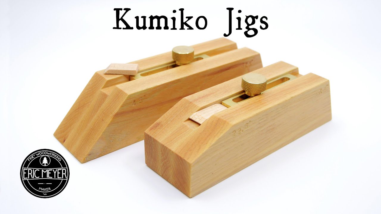 Making Kumiko Jigs from Hickory and Brass