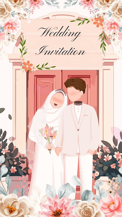 Template Video  Undangan Pernikahan | Template Canva
