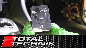 How to Remove Wing Mirror Adjustment Switch - Audi A6 S6 RS6 - C5 - 1997-2005 - TOTAL TECHNIK