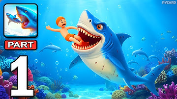 Shark Universe: Survival World - Gameplay Walkthrough Part 1 - Ocean King Adventure (Android, iOS)