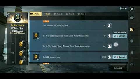 C1S1 M2 Week 1 Royale Pass Mission Explained BGMI | Week 1 All RP Mission