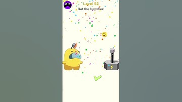 Delete Puzzle level 52 Funny Mobile Games Android ios, Max levels Gameplay Walkthrough #shorts