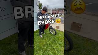 How to fix a Ebike Throttle #ebike #throttle #repair #rider #howto #bike #love