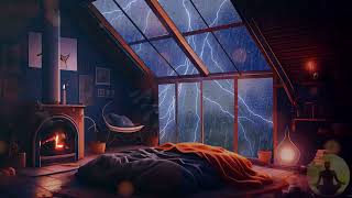 ASMR Rain Sounds For Sleeping - Relax Thunderstorm Sounds for Sleeping, Relaxing or Reading at Night