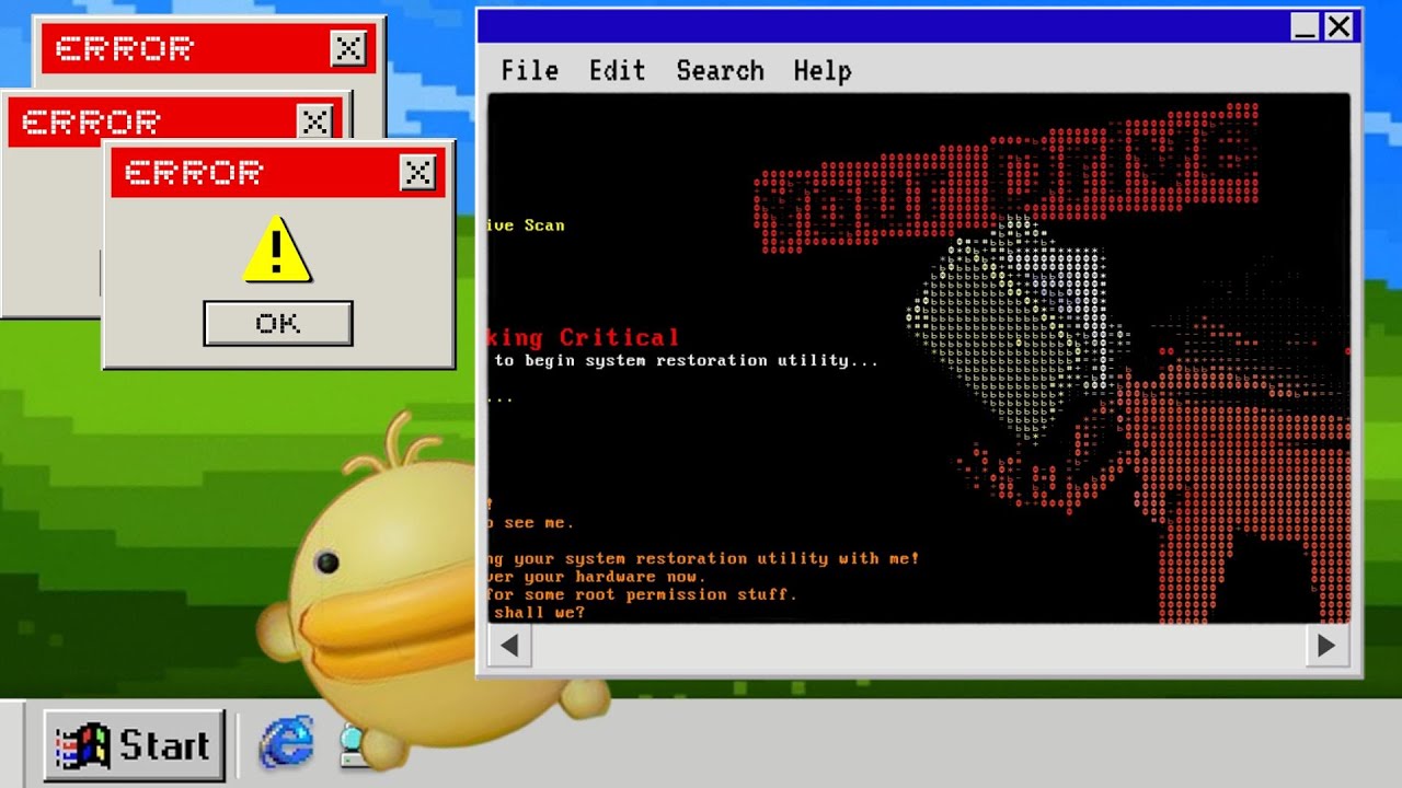 Evil Duck Hacks My Entire PC | Crash Duck - YouTube