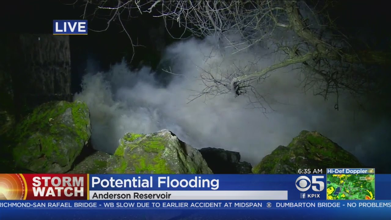 Anderson Reservoir In Hill May Overflow In Latest Storm YouTube