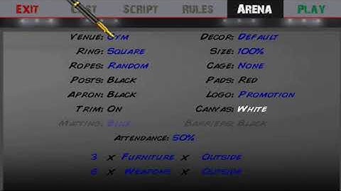 WR3D 2K18 by GenzoX add More Arena Test