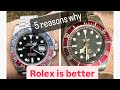 5 Reasons why Rolex is better than Tudor