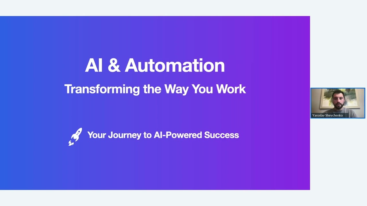 AI & Automations Introduction - ChatGPT, Claude & Make.com | Free Masterclass