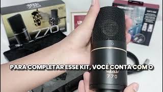 Microfone Condensador MXL 770 + Cabo Monster Cable de 3m - Qualidade profissional | UM SHOP