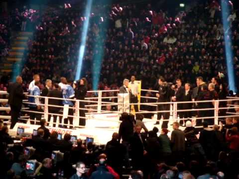 Johnson vs Klitschko Presentation by Michael Buffer @ Postfinance Arena Bern vs Klitschko