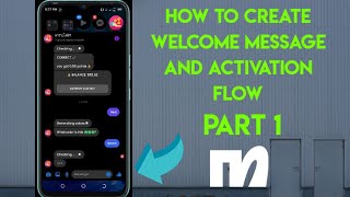 HOW TO CREATE WELCOME MESSAGE AND ACTIVATION FOR MESSENGER BOT IN MANYCHAT | Ms Ph Tutorials