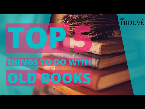 Video: How To Use Old Books In An Original Way