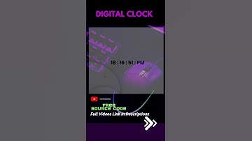 Digital Clock With JS #shorts