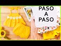 DIY Como hacer patrón short y blusa niñas hermoso