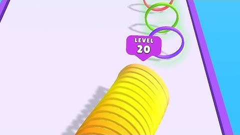 Circle stack run - All Levels Gameplay Android, ios ( part 1 )