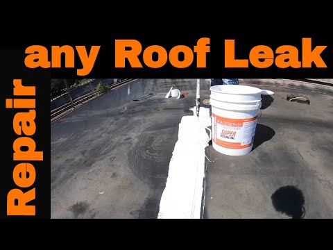 Leak Stopper Rubberized Roof Patch 1 Gallon 