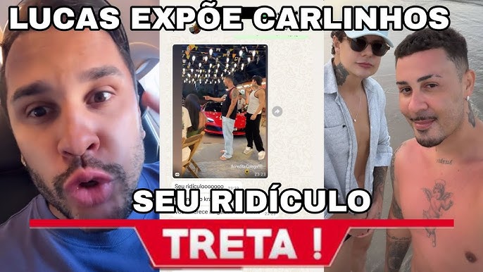 Lucas expõe Carlinhos após ele assumir seu novo namorado